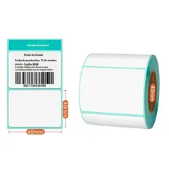 GENERICO - 1 Rollo Etiqueta Termicas Autoadhesiva 60x40. 800 Etiquetas