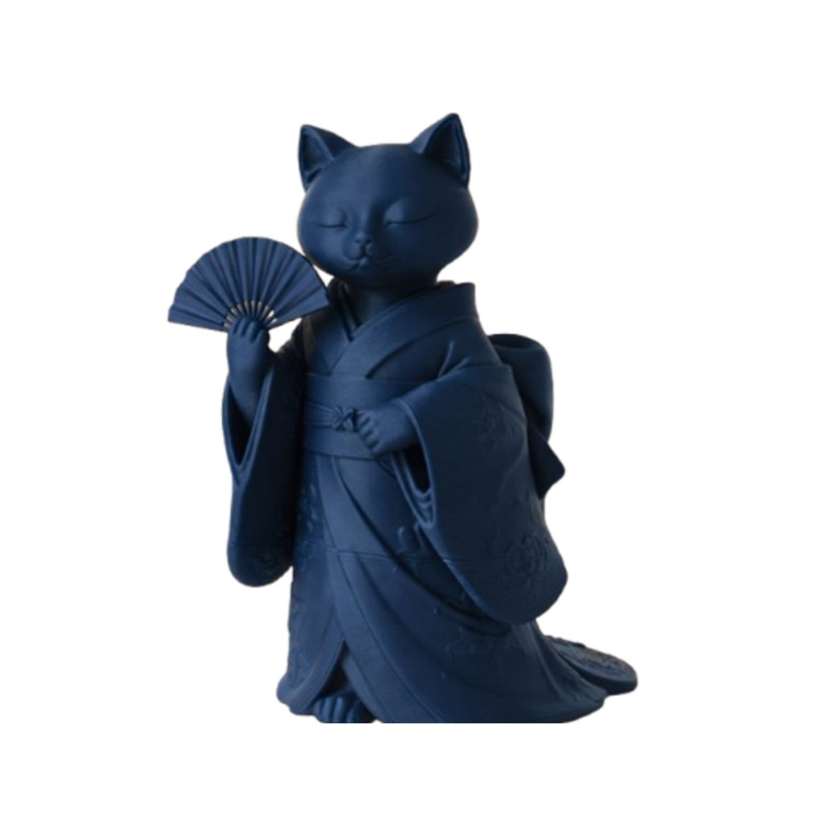 GENERICO - Escultura Decorativa- Gato con Kimono