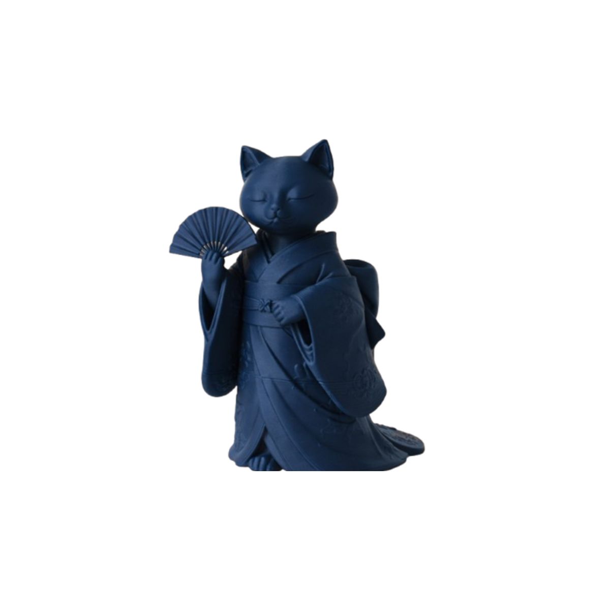 GENERICO - Escultura Decorativa- Gato con Kimono