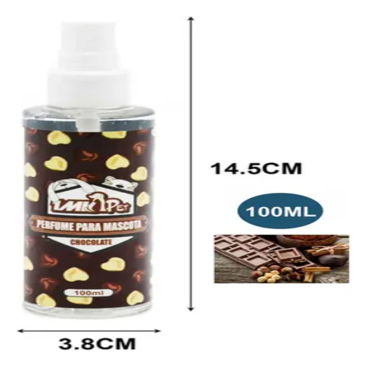 GENERICO - Perfume para Mascotas 100ml Fragancias Variadas Higiene Perros y Gatos