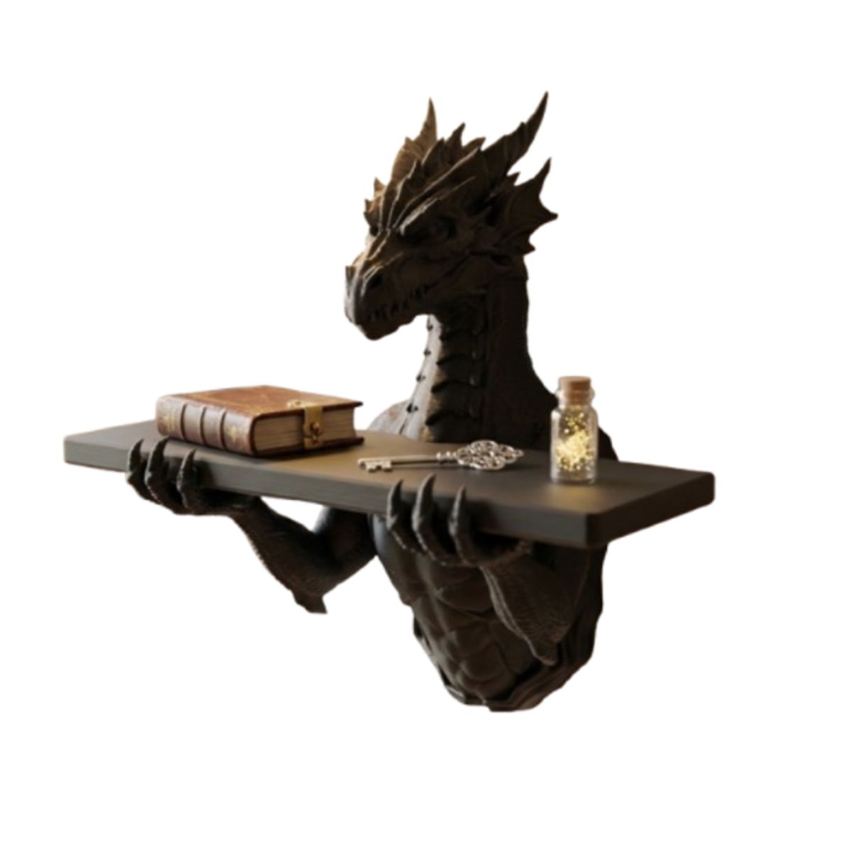 GENERICO - Estantería de Pared- Dragón Guardián