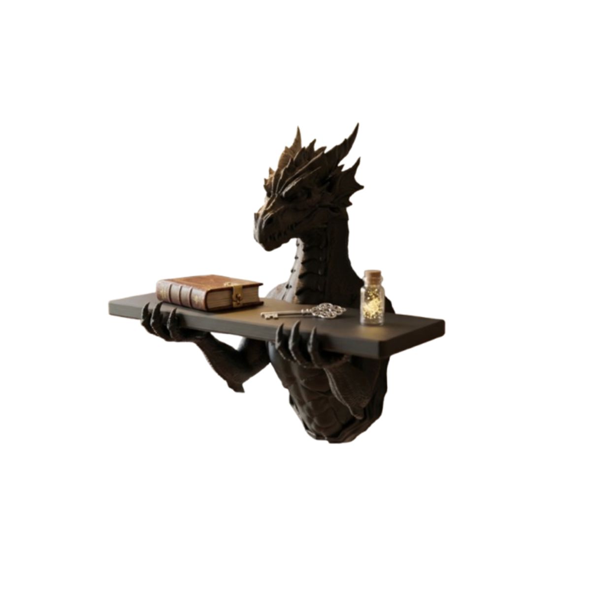 GENERICO - Estantería de Pared- Dragón Guardián