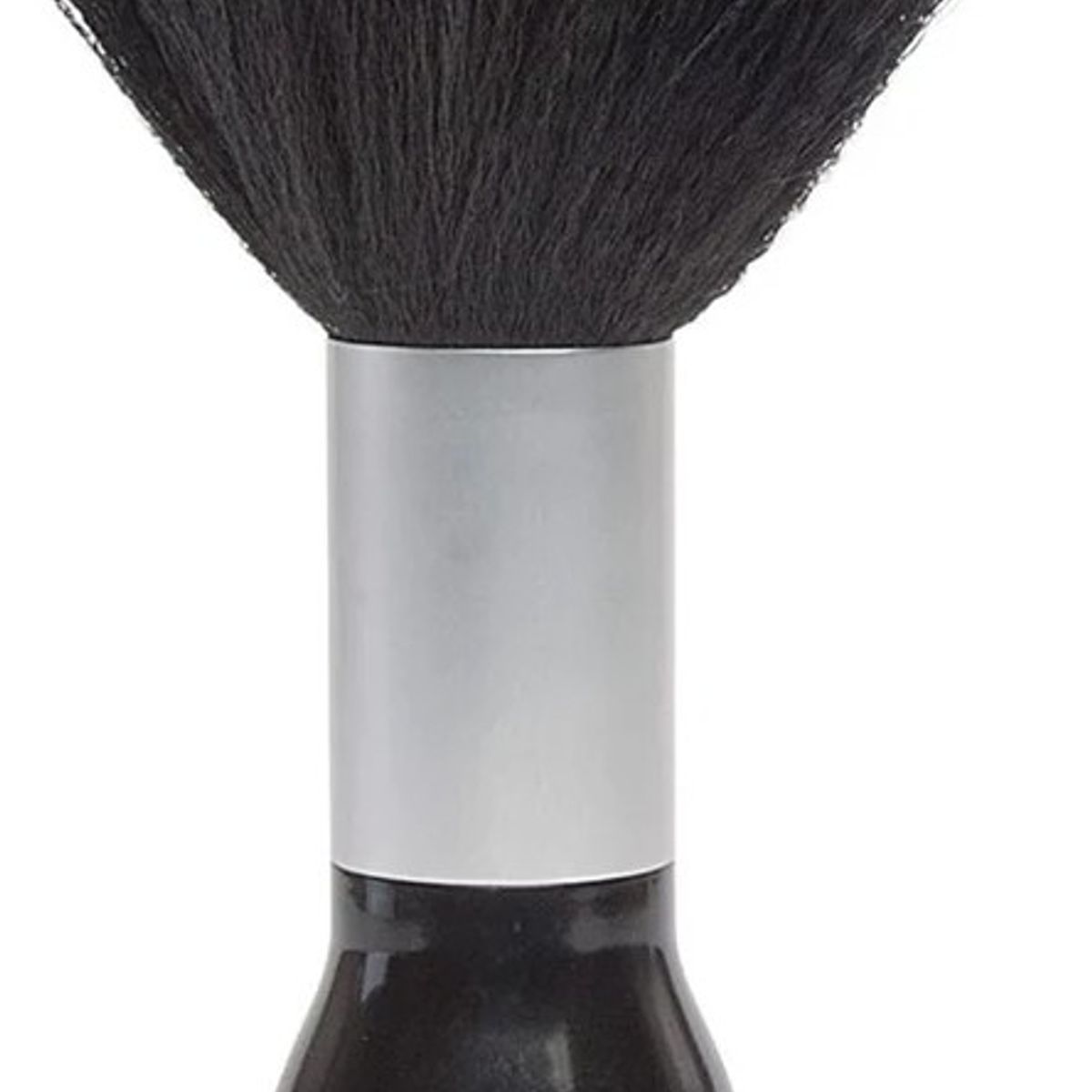 GENERICO - Botapelo Para Barbería Pelo Suave Negrocon Talquera Blanco.