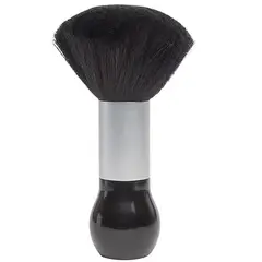 GENERICO - Botapelo Para Barbería Pelo Suave Negrocon Talquera Blanco.
