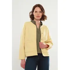 WADOS - CHAQUETA MANGA LARGA ABOTONADA ESCOTE REDONDO CON BOLSILLOS