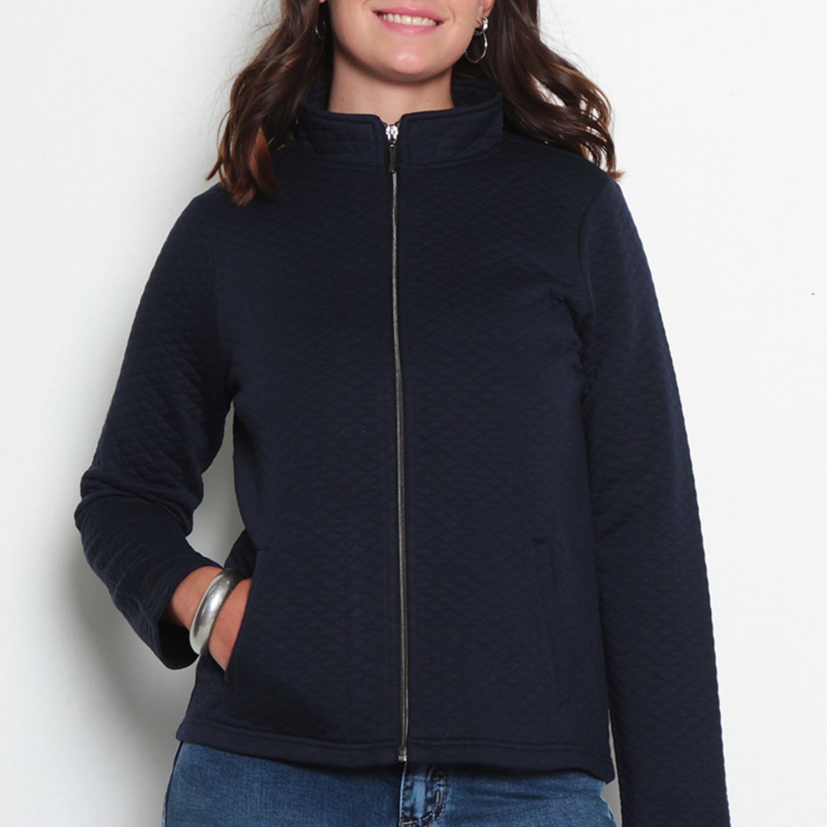 WADOS - CHAQUETA MANGA LARGA CON CIERRE Y BOLSILLOS