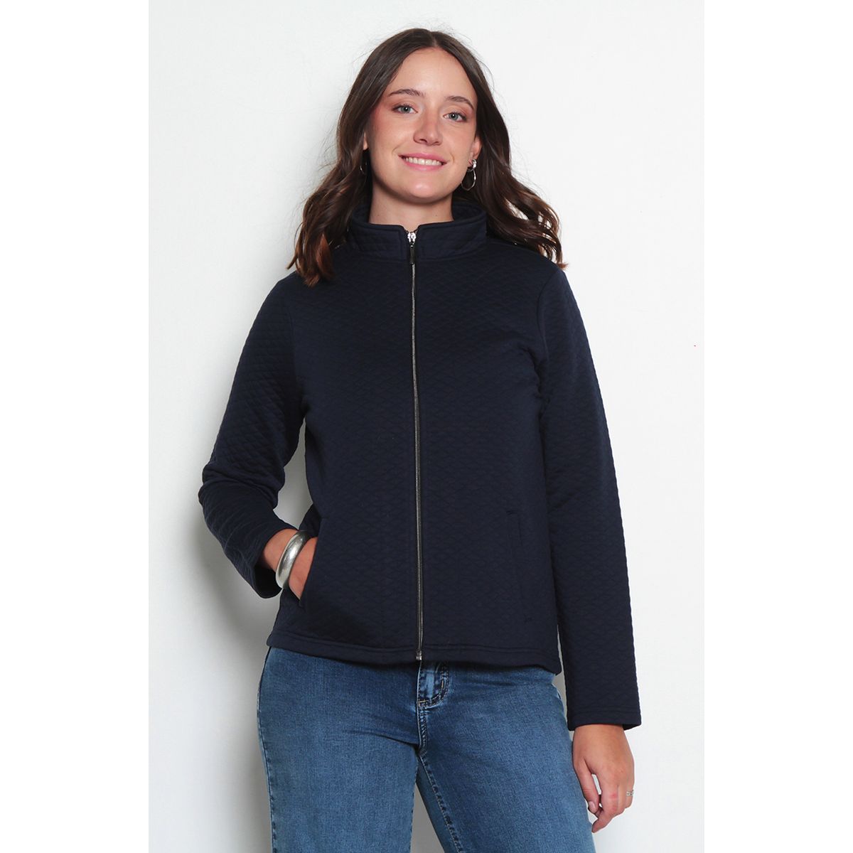WADOS - CHAQUETA MANGA LARGA CON CIERRE Y BOLSILLOS