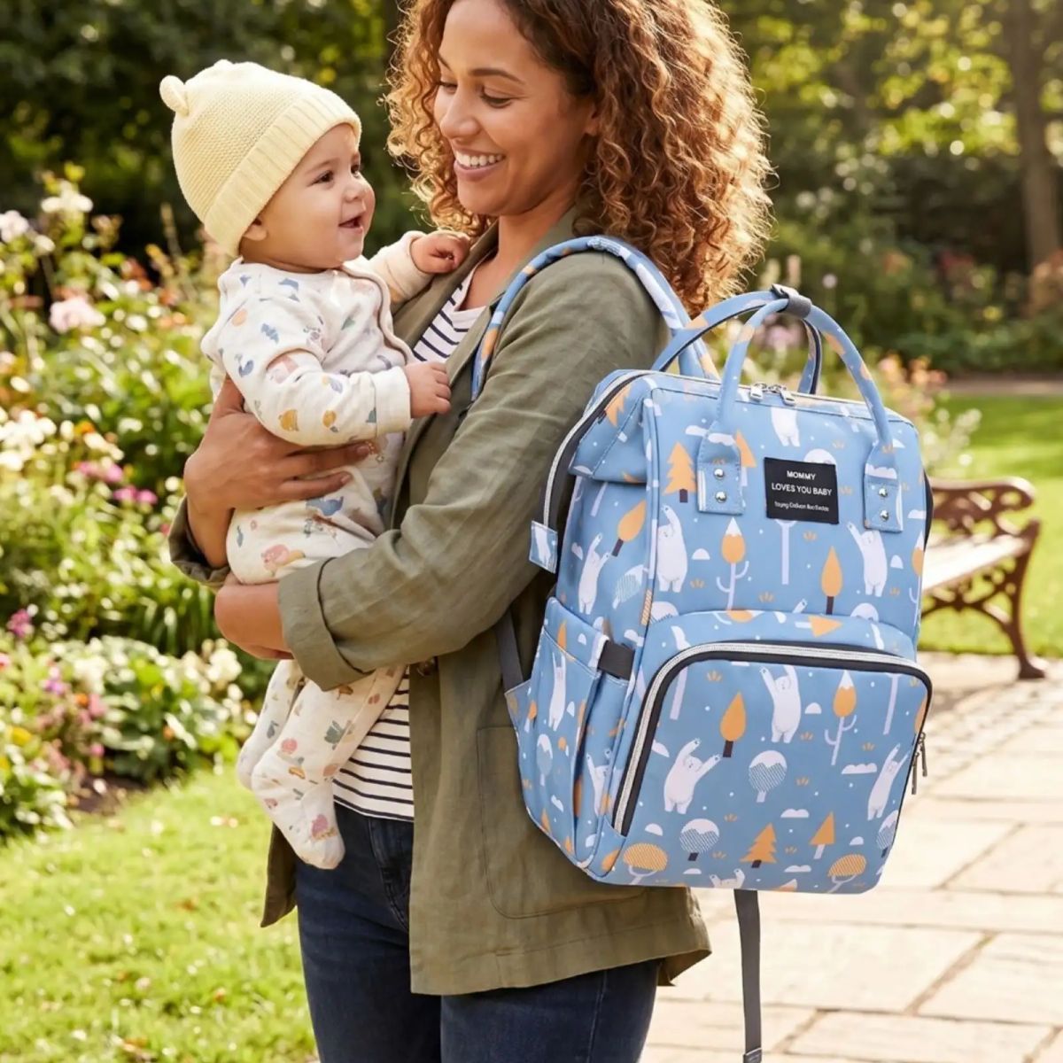 GENERICO - Mochila Maternal Bolso Pañalera Térmica Impermeable Premium