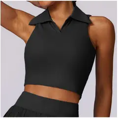 TIOZONEY - Peto deportivo Mujer-Negro