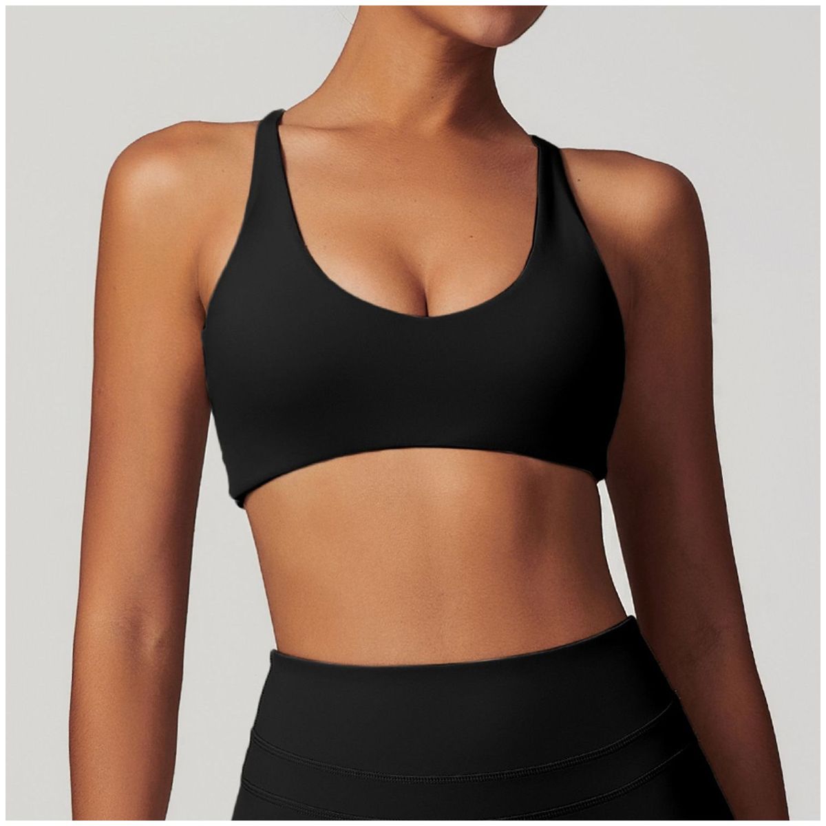 TIOZONEY - Peto deportivo Mujer-Negro