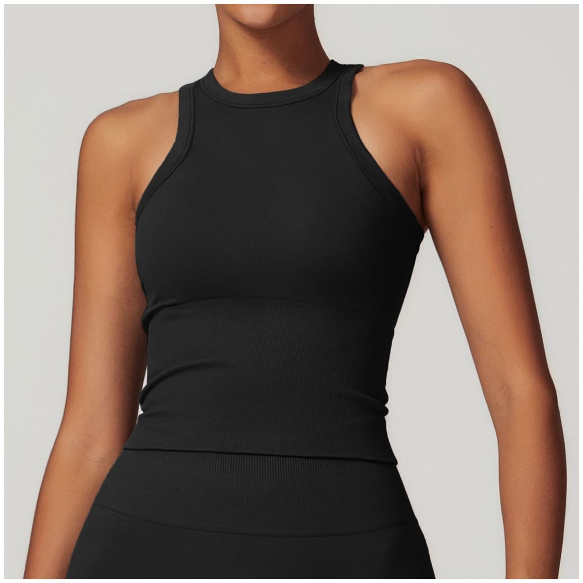 TIOZONEY - Peto deportivo Mujer-Negro