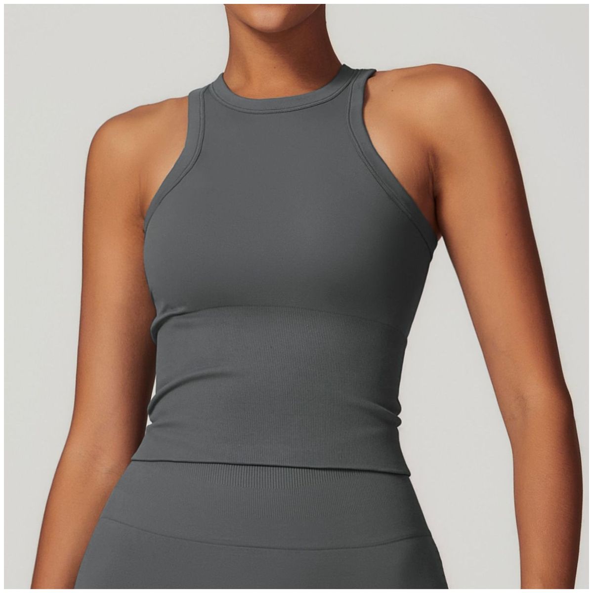 TIOZONEY - Peto deportivo Mujer-Gris