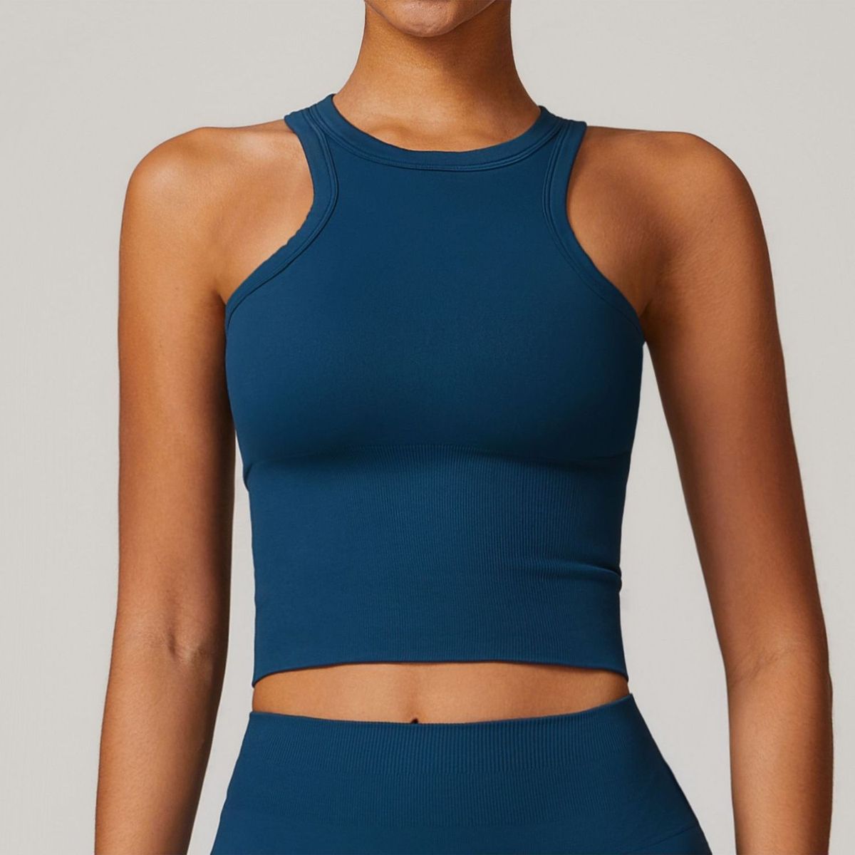 TIOZONEY - Peto deportivo Mujer-Azul