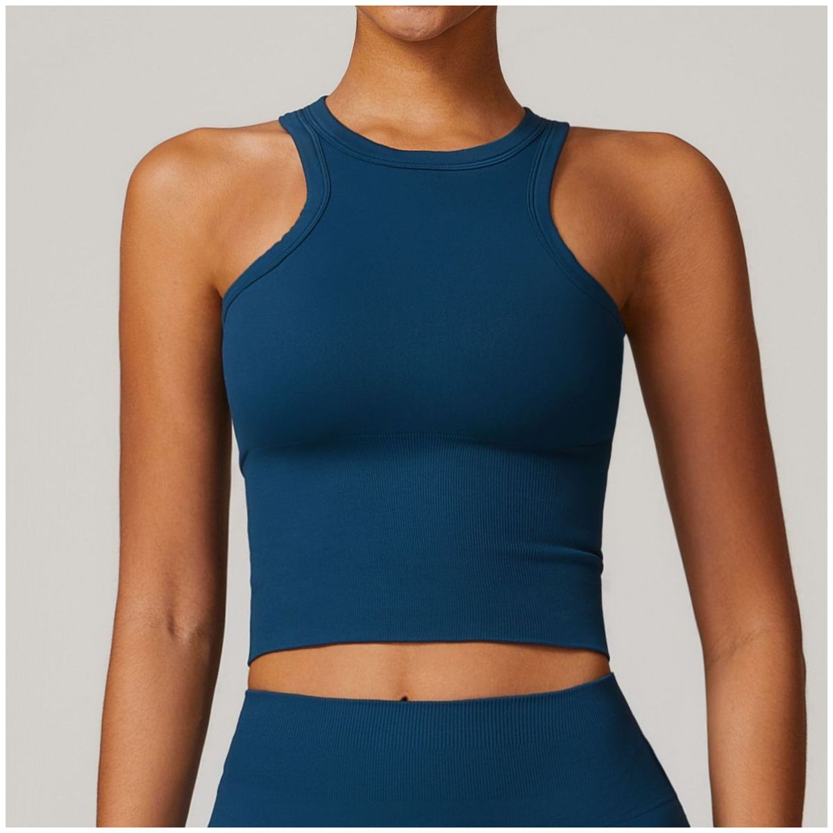 TIOZONEY - Peto deportivo Mujer-Azul
