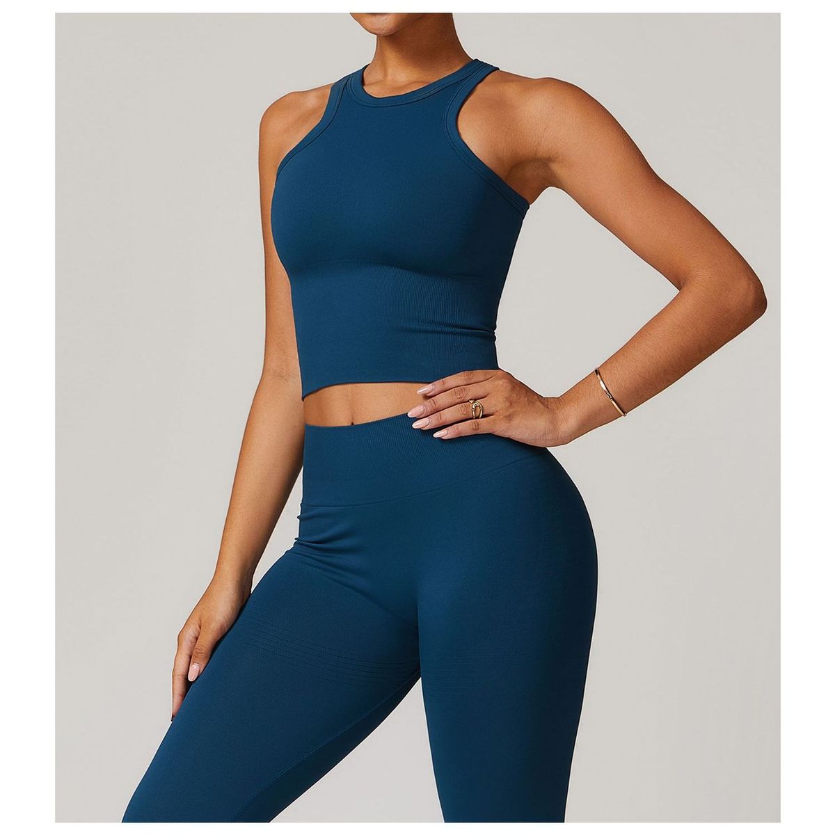 TIOZONEY - Peto deportivo Mujer-Azul