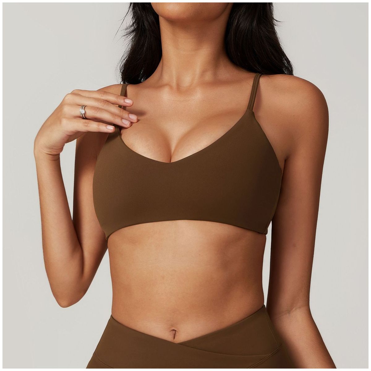 TIOZONEY - Peto deportivo Mujer-Café