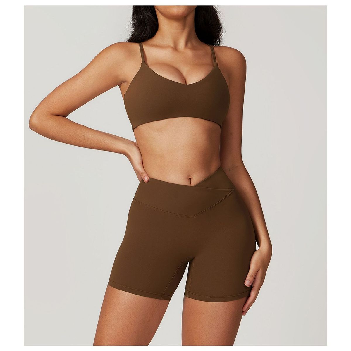 TIOZONEY - Peto deportivo Mujer-Café