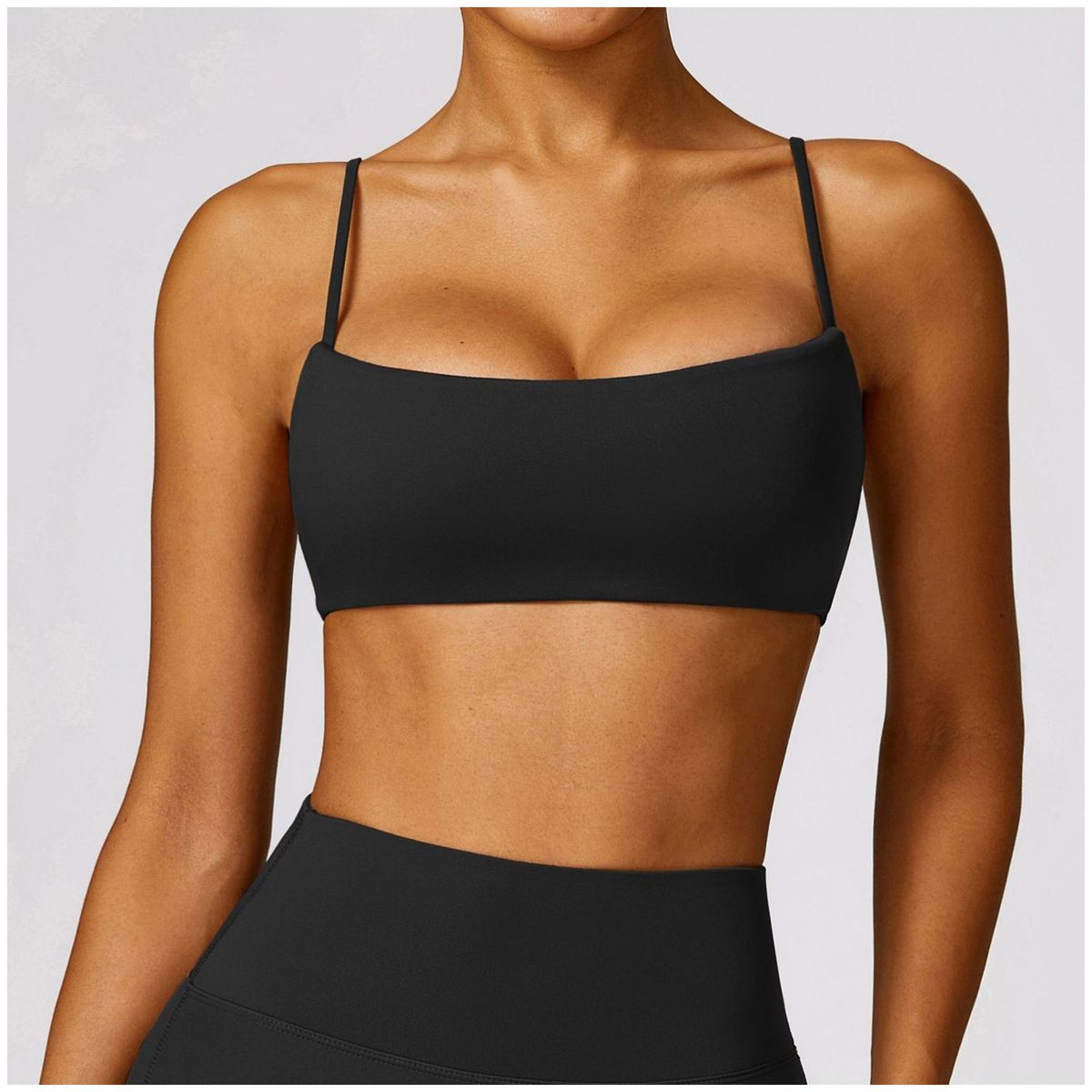 TIOZONEY - Peto deportivo Mujer-Negro