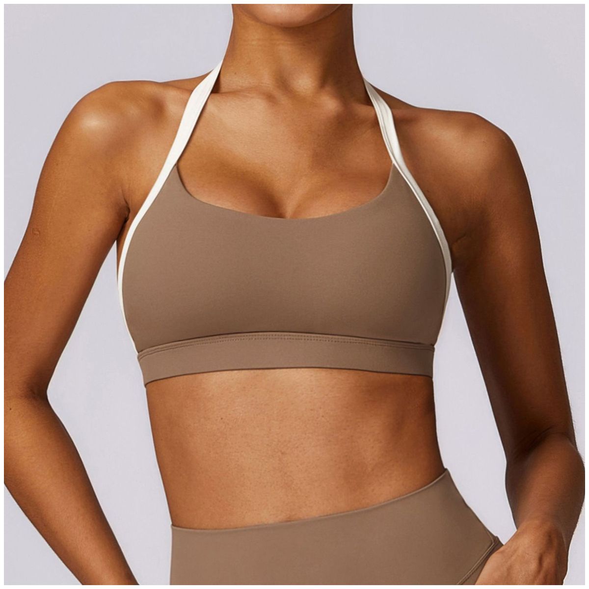 TIOZONEY - Peto deportivo Mujer-Café