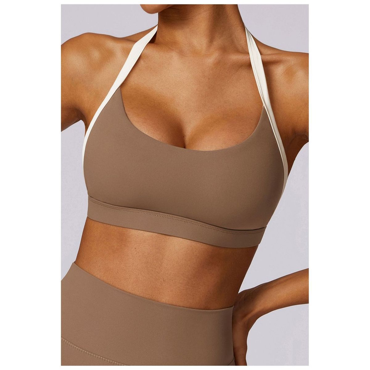 TIOZONEY - Peto deportivo Mujer-Café