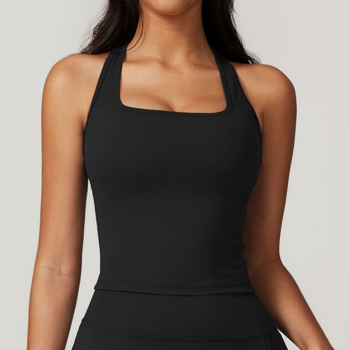 TIOZONEY - Peto deportivo Mujer-Negro