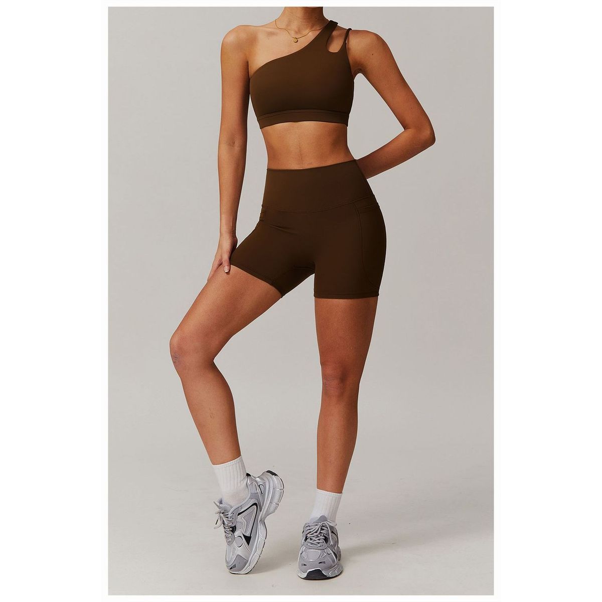 TIOZONEY - Peto deportivo Mujer-Café