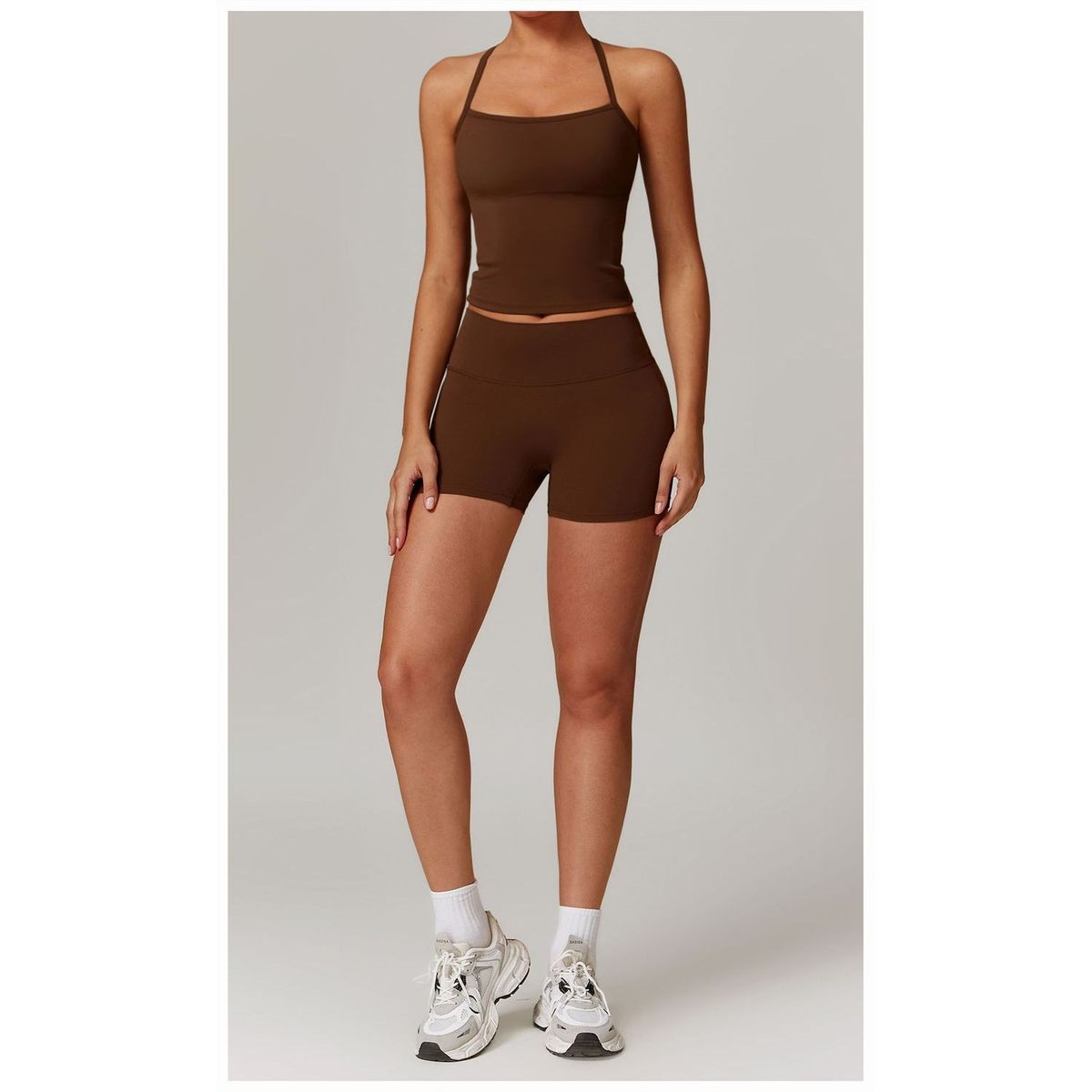 TIOZONEY - Peto deportivo Mujer-Café