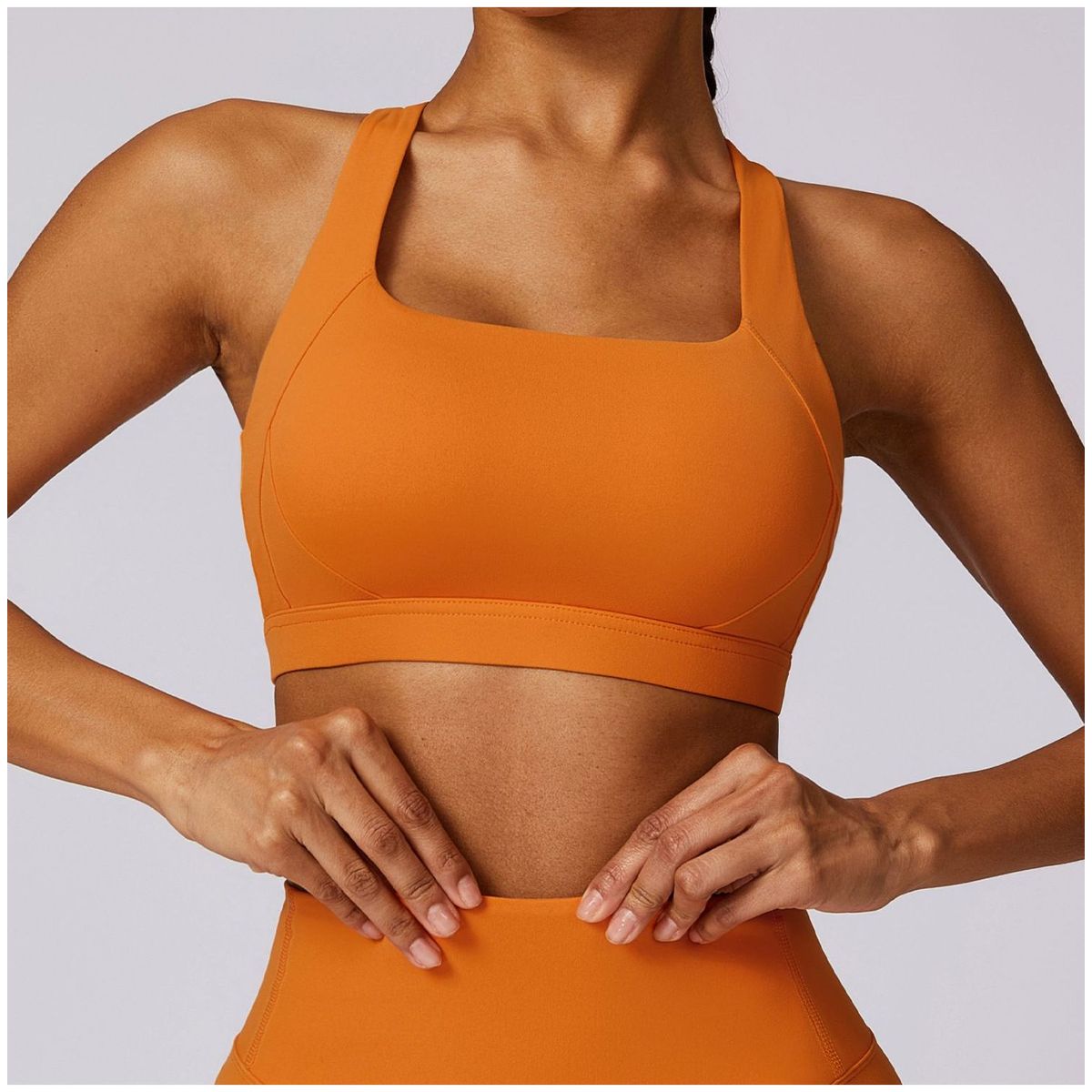 TIOZONEY - Peto deportivo Mujer-Naranja