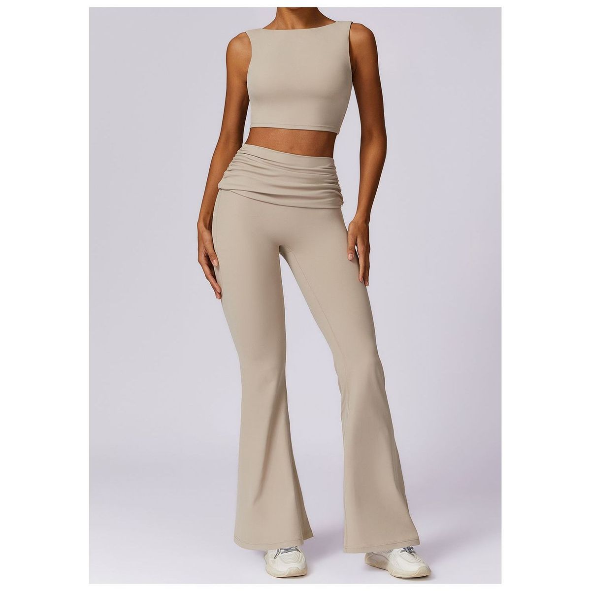 TIOZONEY - Peto deportivo Mujer-Beige