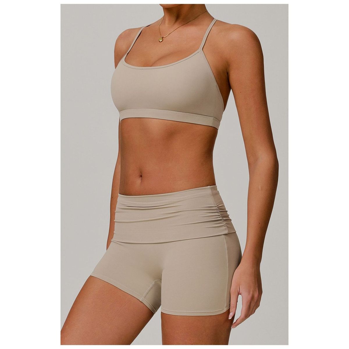 TIOZONEY - Peto deportivo Mujer-Beige