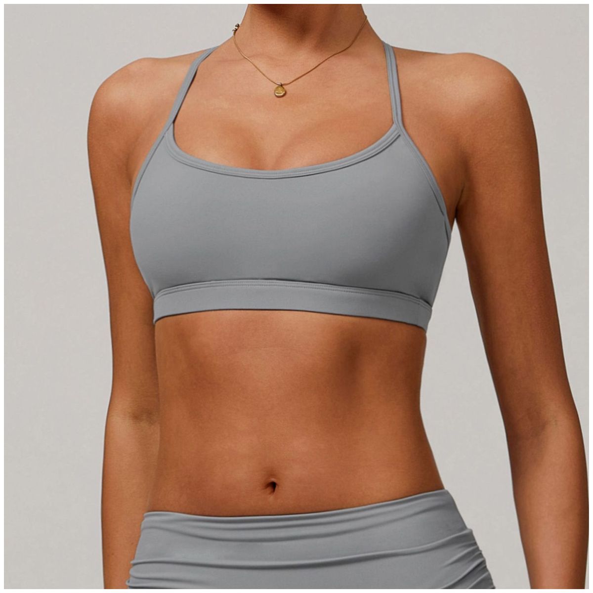 TIOZONEY - Peto deportivo Mujer-Gris