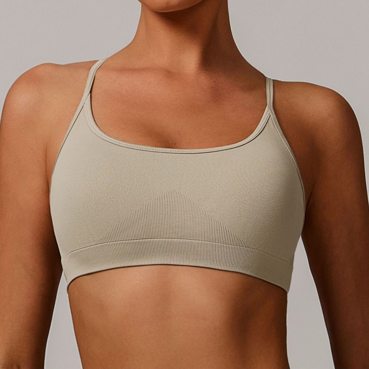 TIOZONEY - Peto deportivo Mujer-Beige