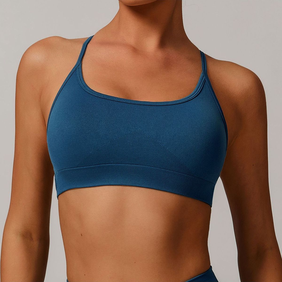 TIOZONEY - Peto deportivo Mujer-Azul