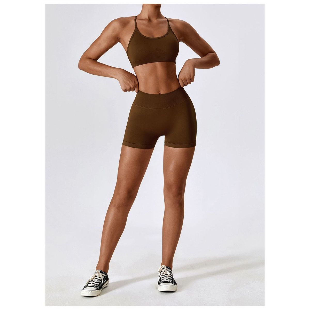 TIOZONEY - Peto deportivo Mujer-Café