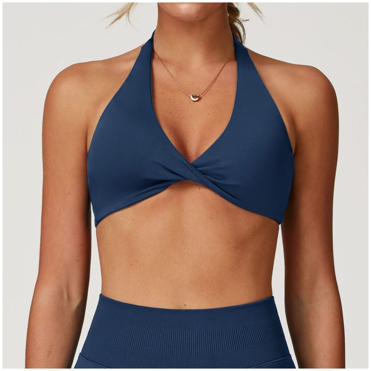 TIOZONEY - Peto deportivo Mujer-Azul