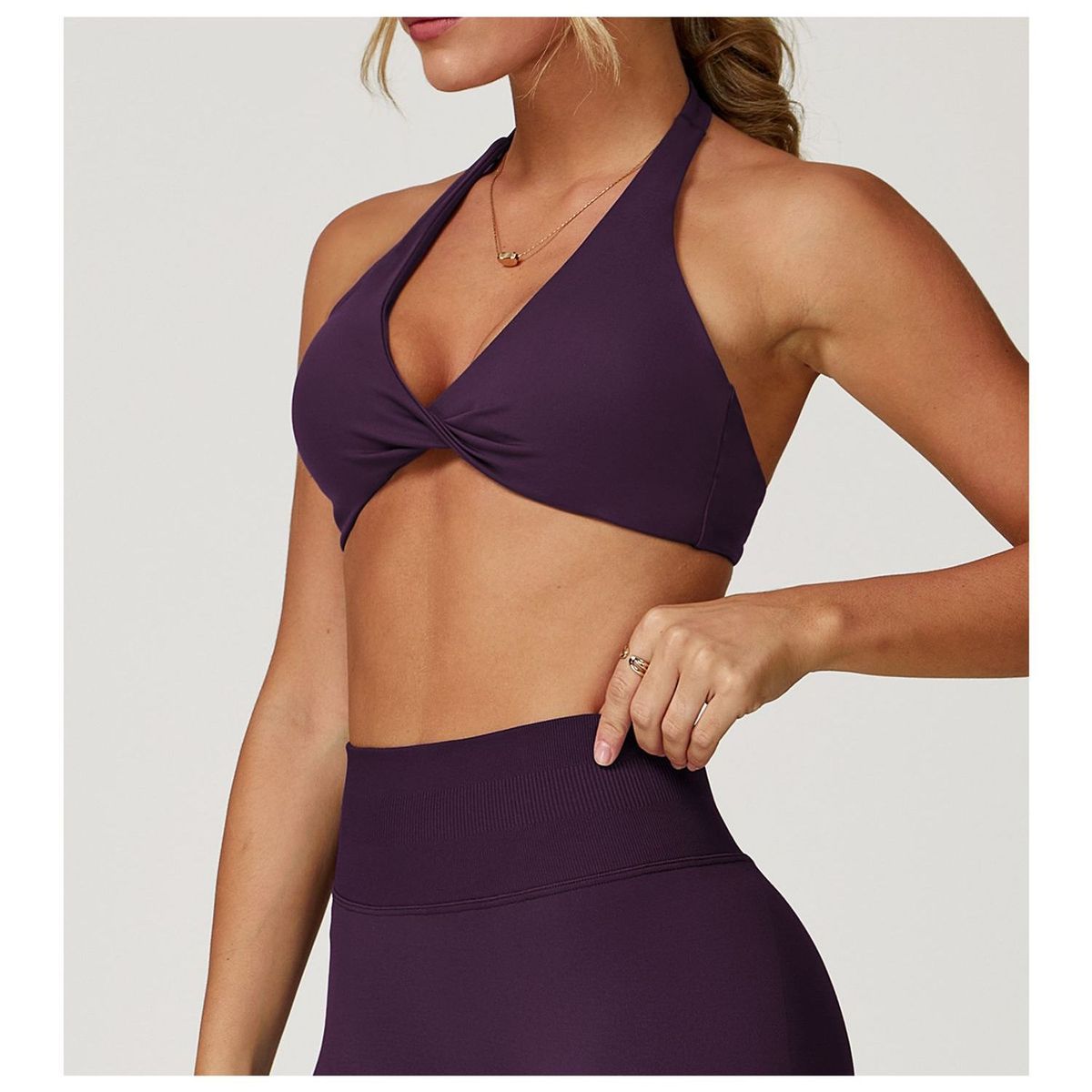 TIOZONEY - Peto deportivo Mujer-Morado