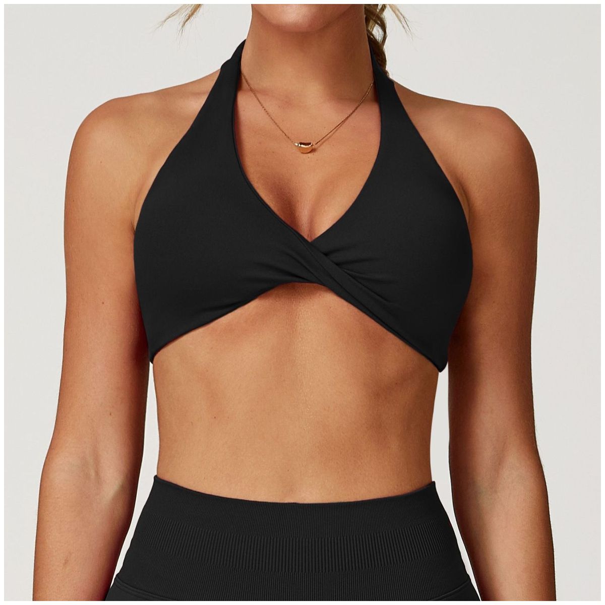 TIOZONEY - Peto deportivo Mujer-Negro