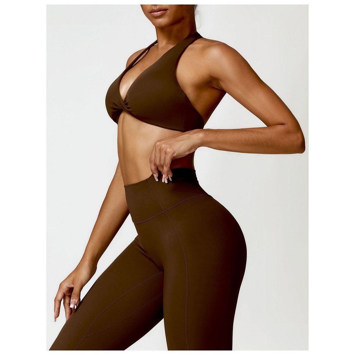 TIOZONEY - Peto deportivo Mujer-Café