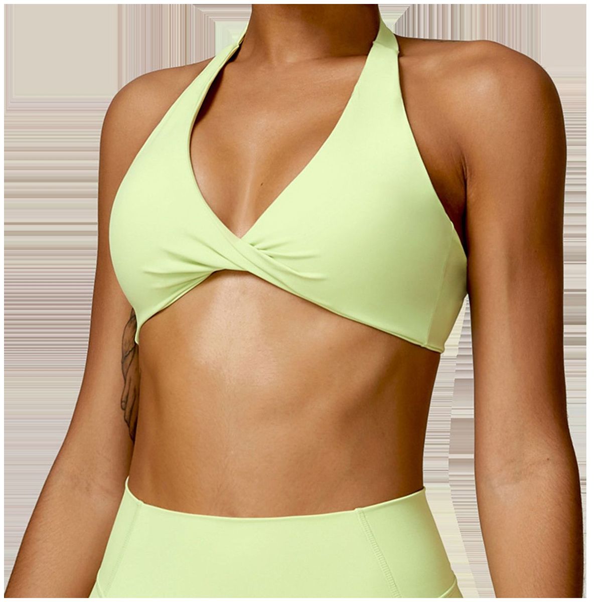 TIOZONEY - Peto deportivo Mujer-Amarillo