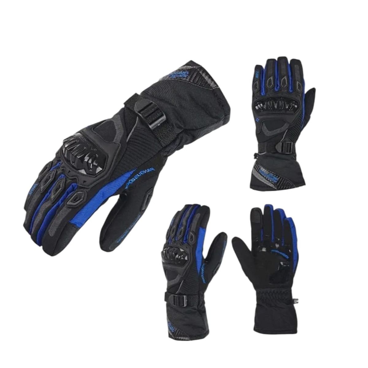 GENERICO - Guantes Con Protecciones De Invierno Para Moto Marca Axe L
