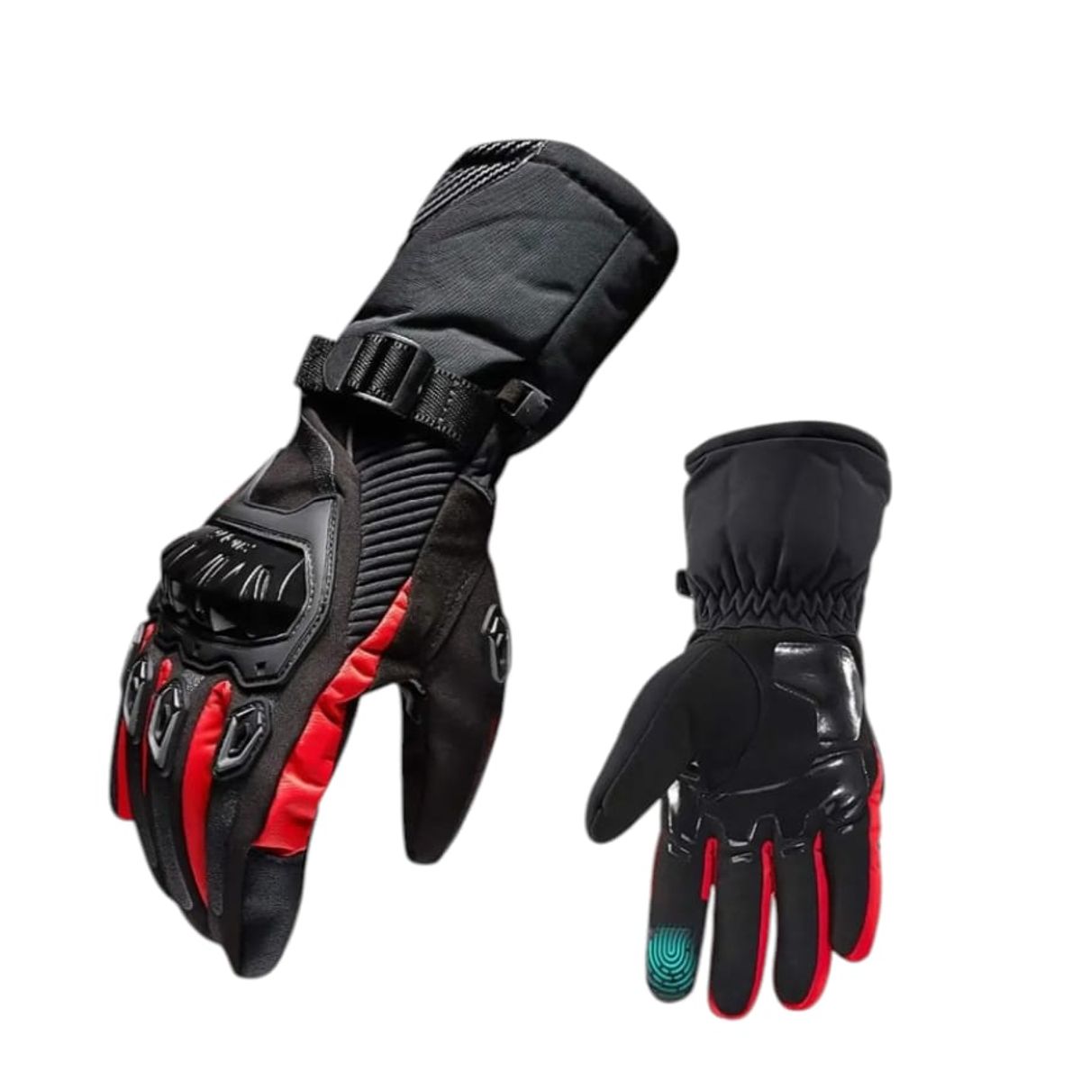 GENERICO - Guantes Con Protecciones De Invierno Para Moto Marca Axe XL