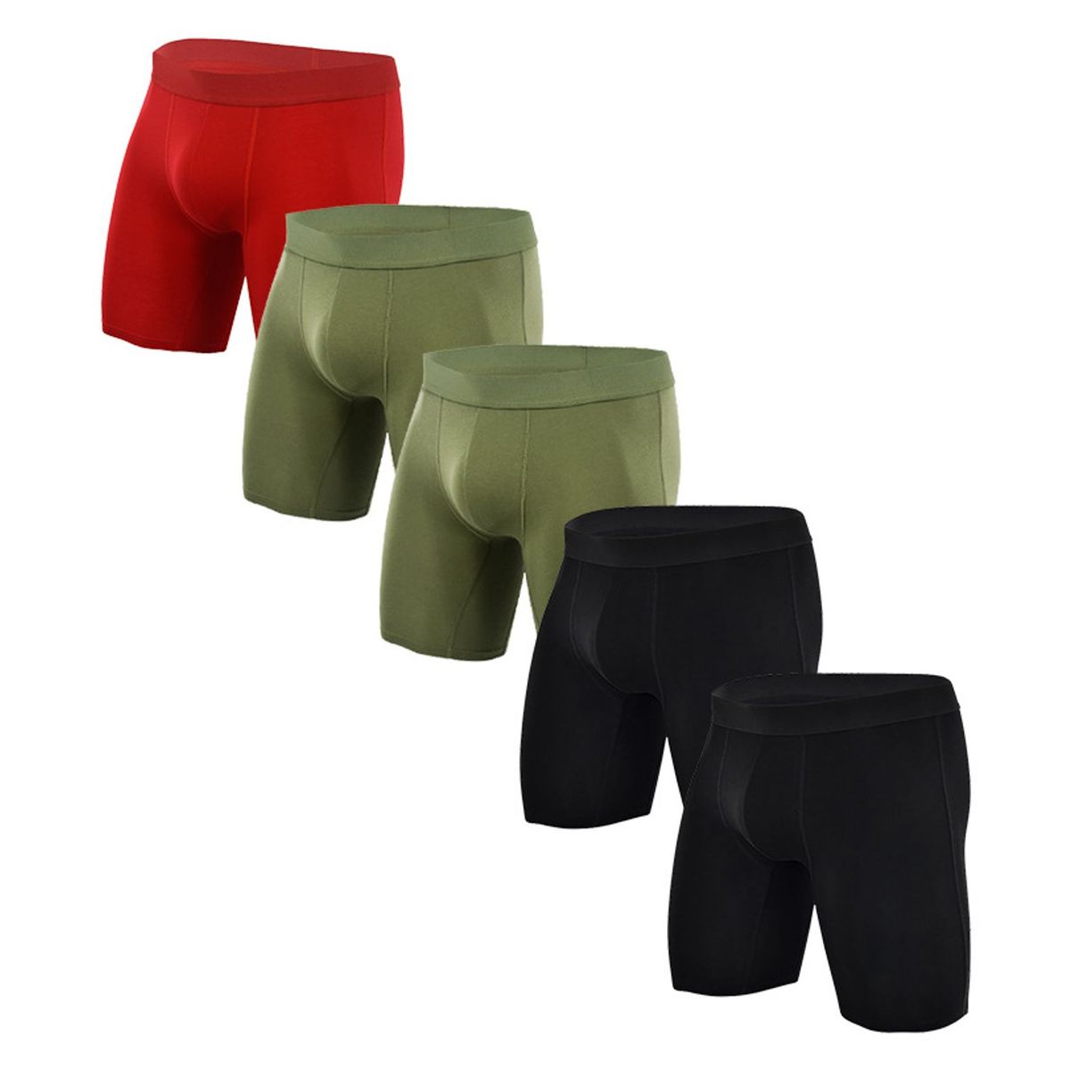TIOZONEY - 5pcs Conjunto de ropa interior para hombre
