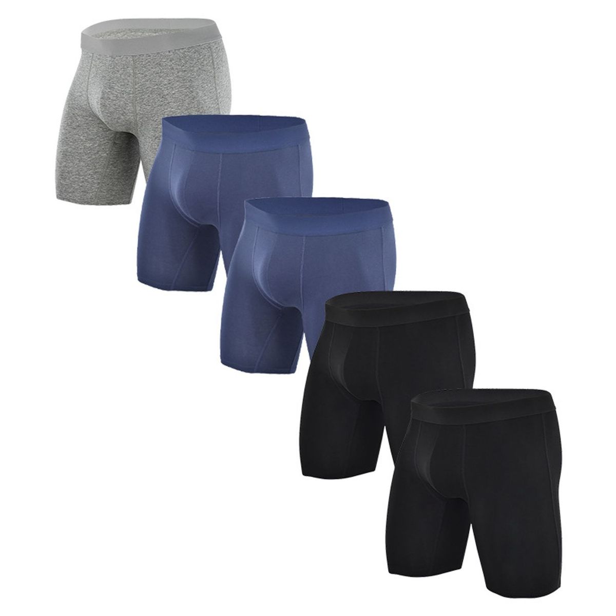 TIOZONEY - 5pcs Conjunto de ropa interior para hombre