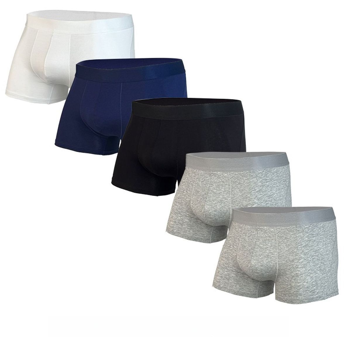 TIOZONEY - 5pcs Conjunto de ropa interior para hombre