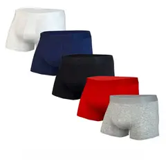 TIOZONEY - 5pcs Conjunto de ropa interior para hombre