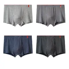 TIOZONEY - 4pcs Conjunto de ropa interior para hombre