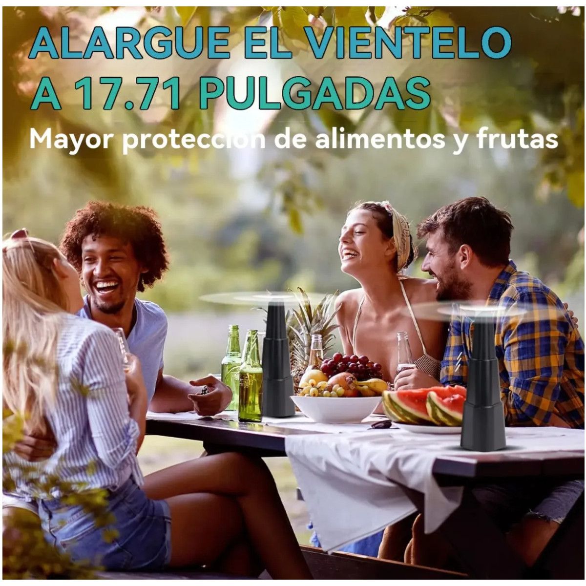 KUANGYE - Repelente Ahuyenta Moscas Mosquitos Ventilador Para Mesa 2