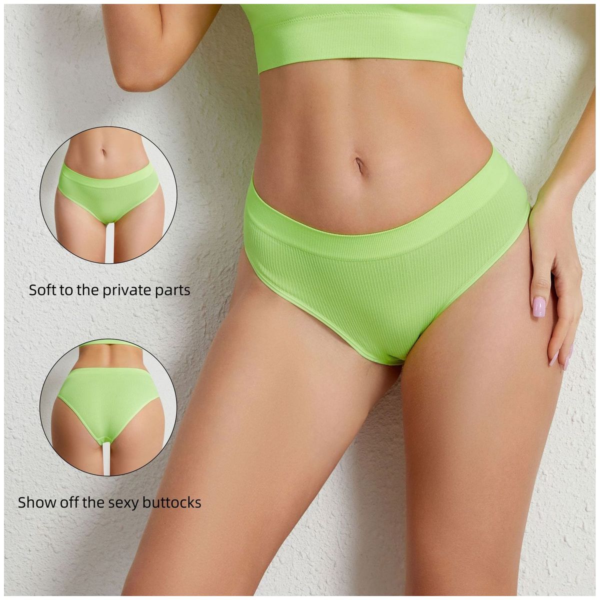 TIOZONEY - Pack de 10 Calzones Mujer