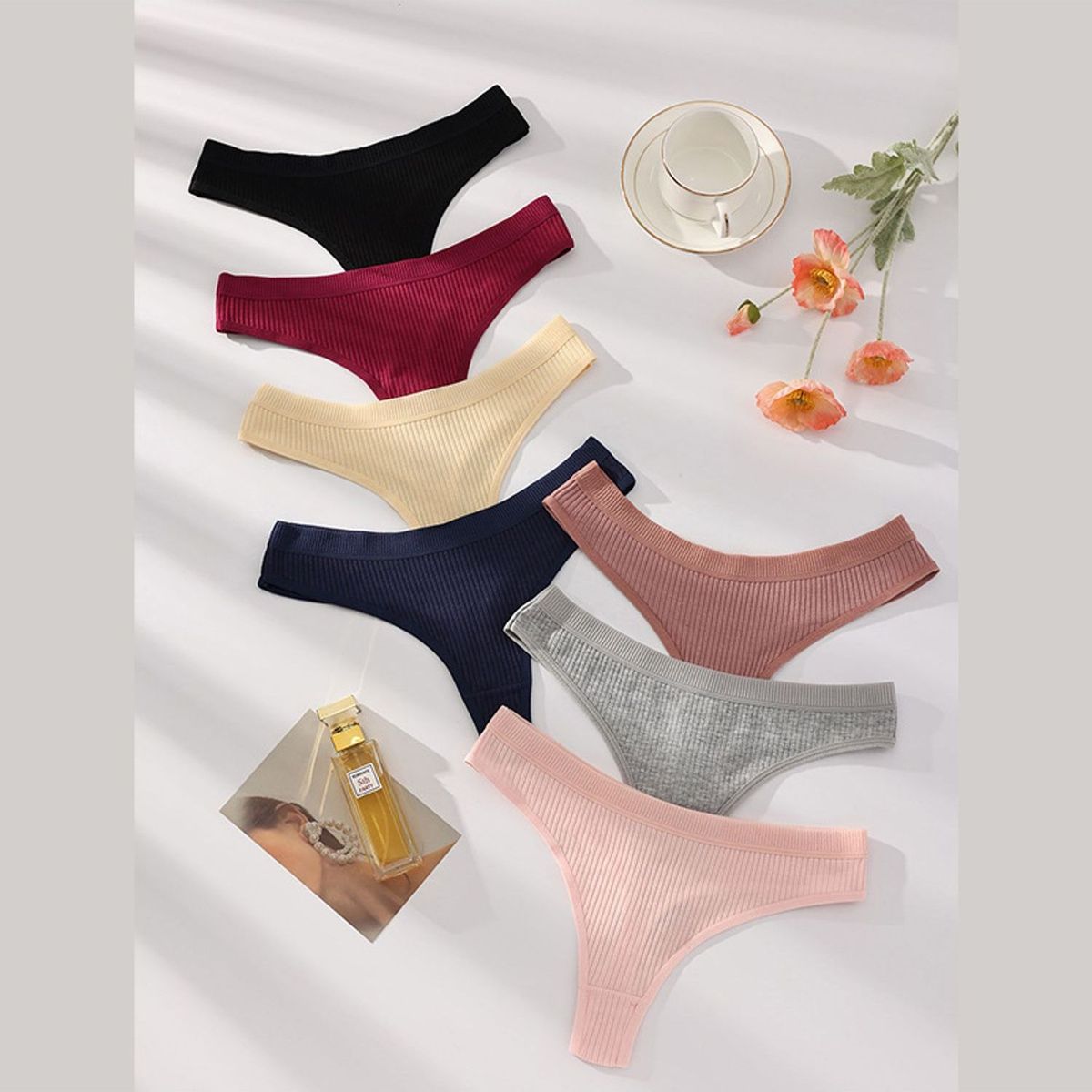 TIOZONEY - Pack de 7 Calzones Mujer