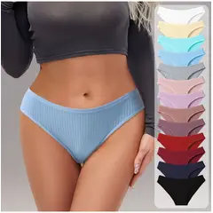 TIOZONEY - Pack de 12 Calzones Mujer